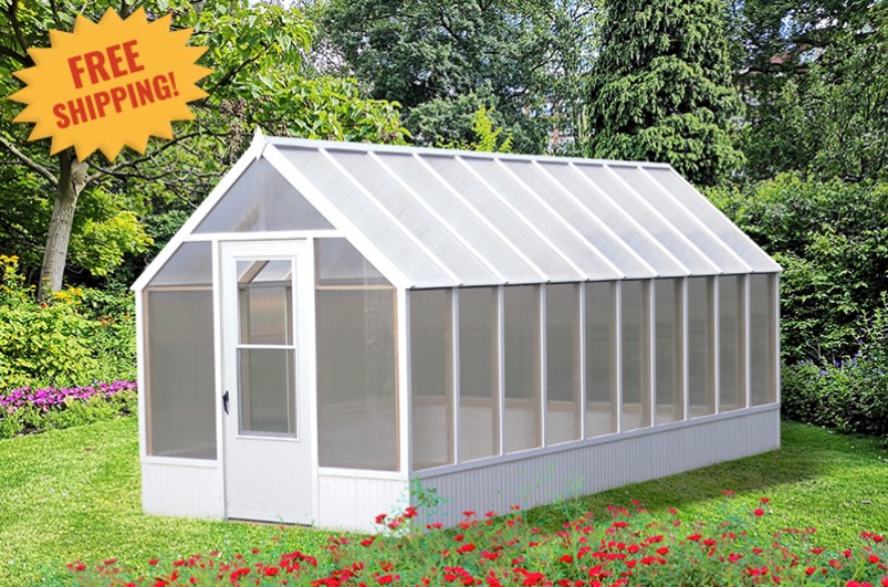 Amish Country Gazebos, Greenhouse In-A-Box, 8' x 16'