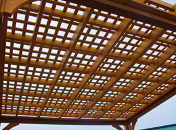 Amish Country Gazebos, Custom Pergola, Size 12' x 20'