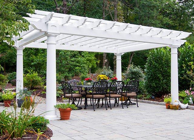 Amish Country Gazebos, Custom Pergola, Size 12' x 20'