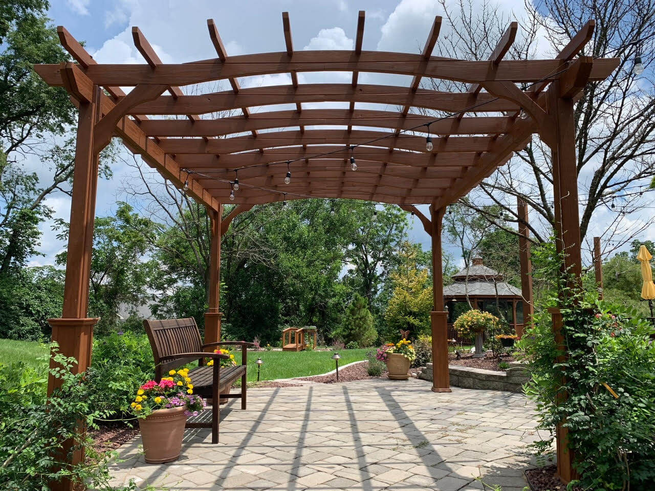 Amish Country Gazebos, Pergola-In-A-Box, Size 12' x 14'