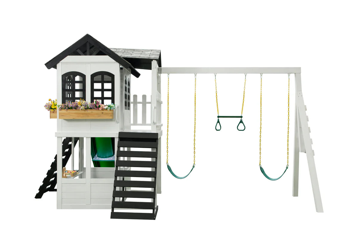 2MamaBees Reign Two Story Swing Set