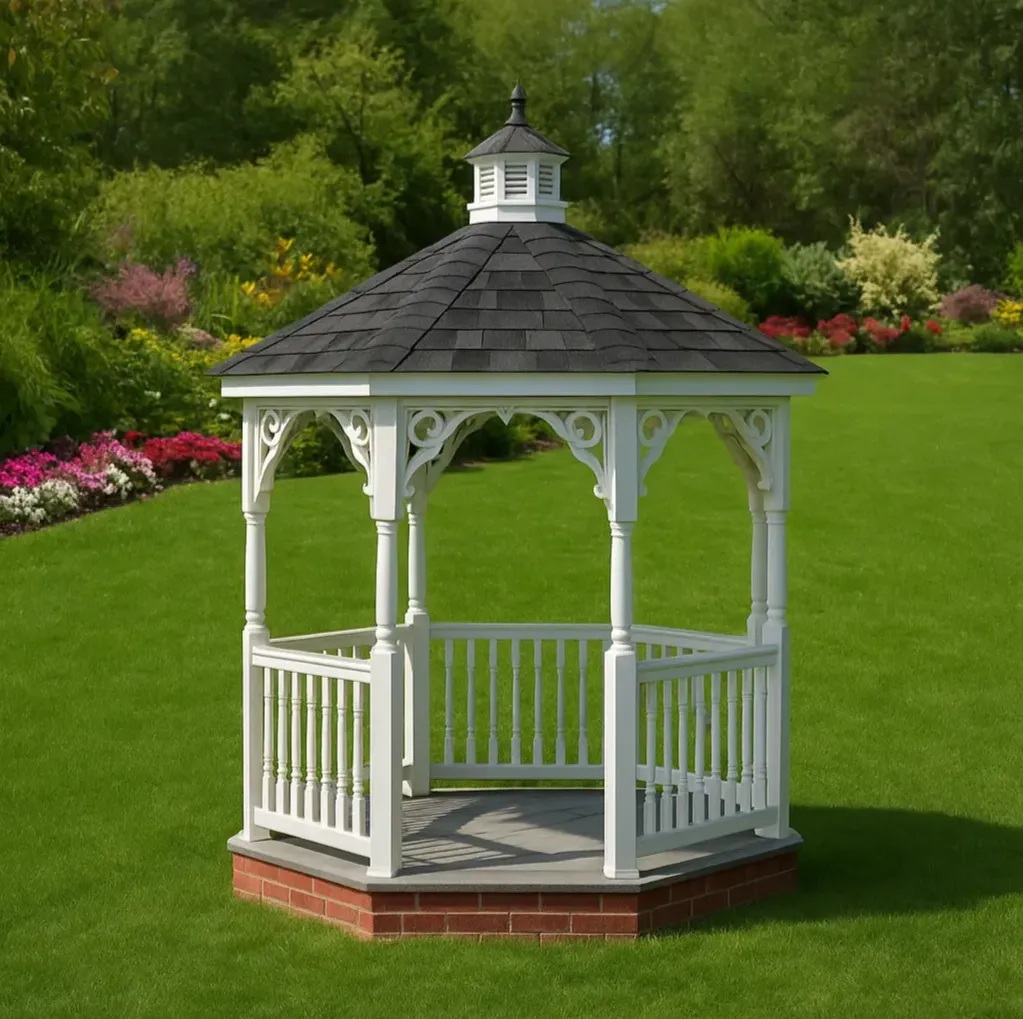 Amish Country Gazebos, Custom Vinyl, Size 8ft
