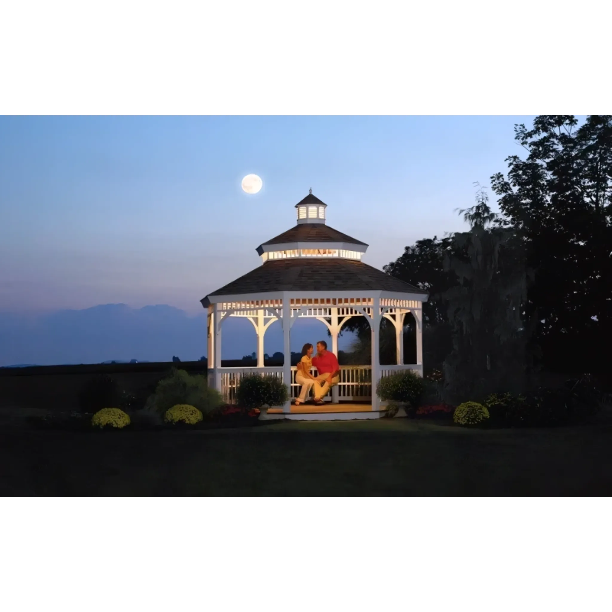 Amish Country Gazebos, Custom Wood, Size 12ft