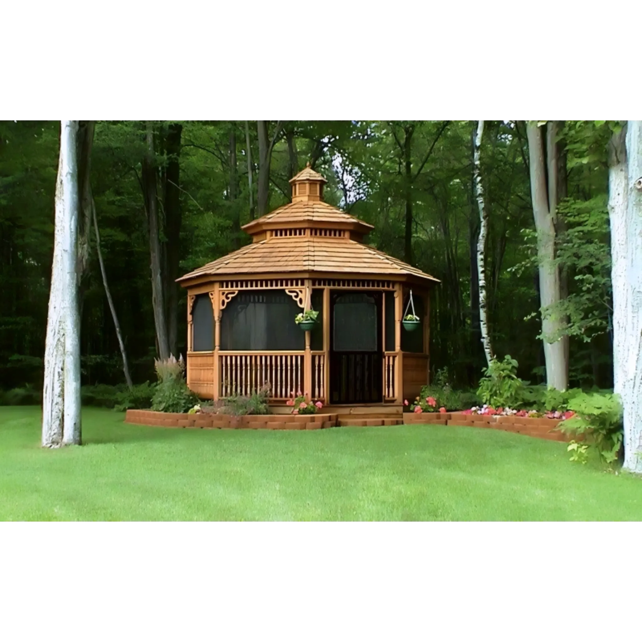 Amish Country Gazebos, Custom Wood, Size 12ft