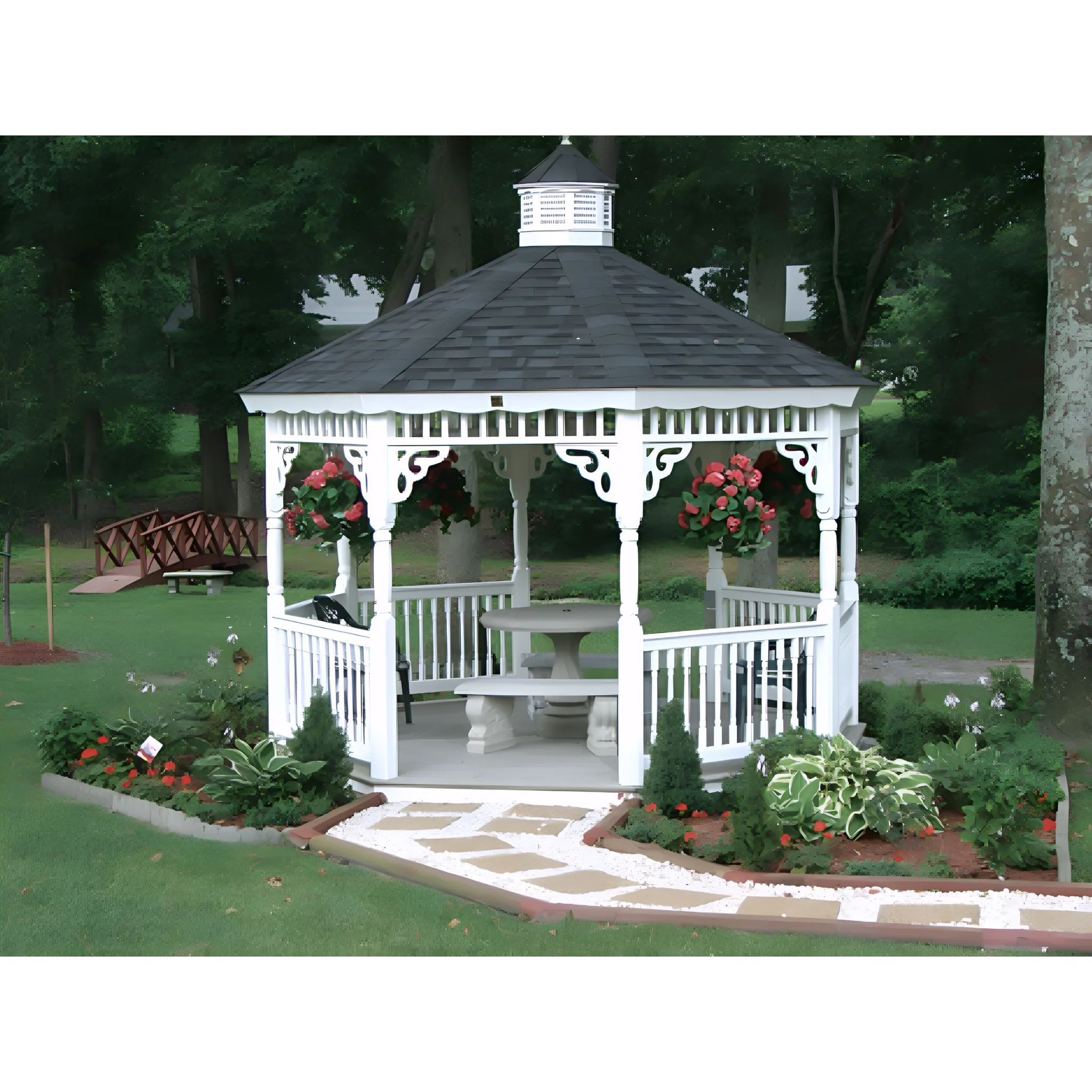 Amish Country Gazebos, Custom Wood, Size 12ft