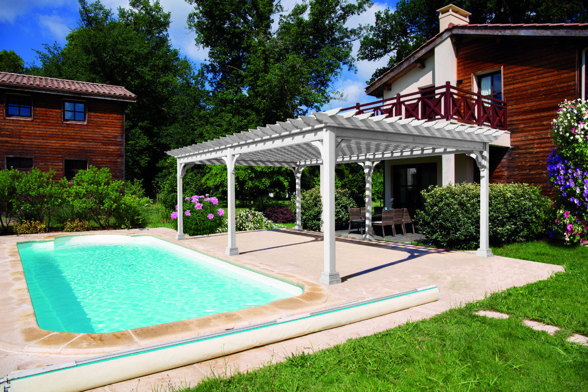 Amish Country Gazebos, Custom Pergola, Size 16ft x 20ft