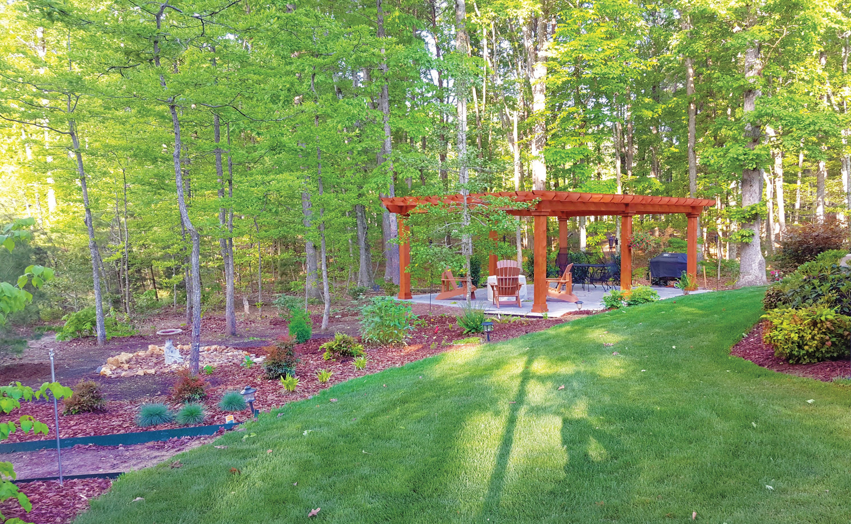 Amish Country Gazebos, Custom Pergola, Size 16' x 20'