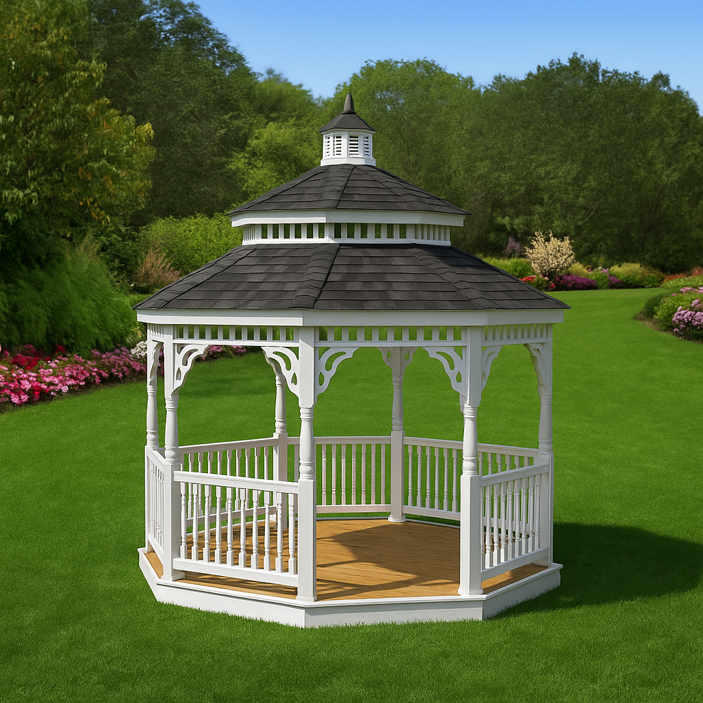 Amish Country Gazebos, Custom Wood, Size 14ft