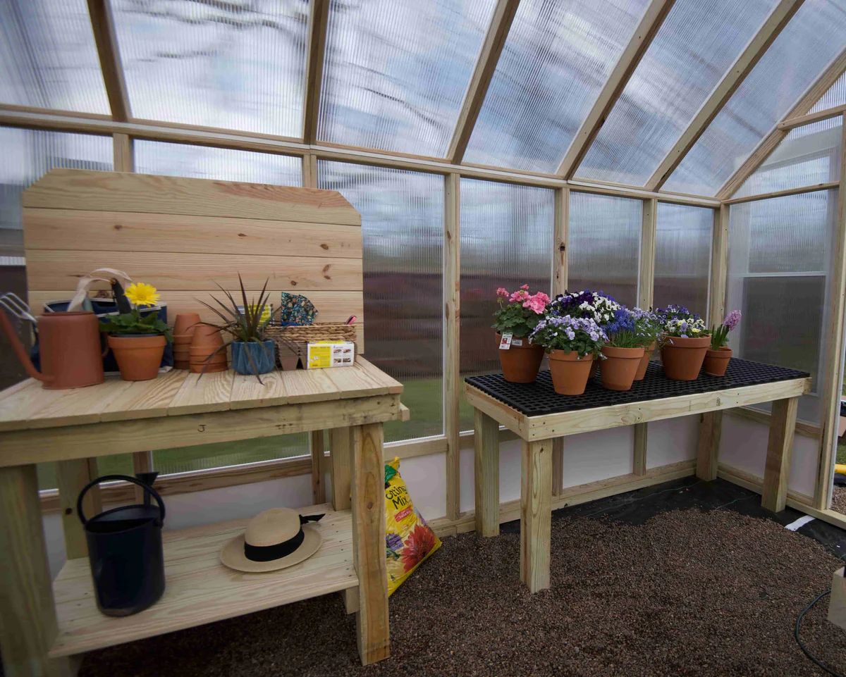 Amish Country Gazebos, Greenhouse In-A-Box, 8' x 16'