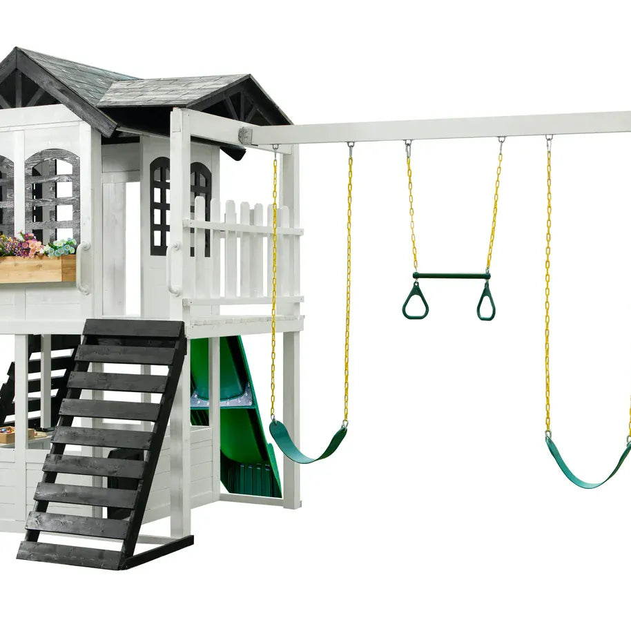 2MamaBees Reign Two Story Swing Set